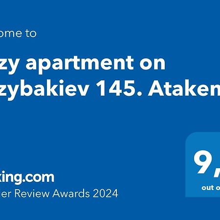 Cozy Apartment On Rozybakiev 145. Atakent Almaty Exteriér fotografie